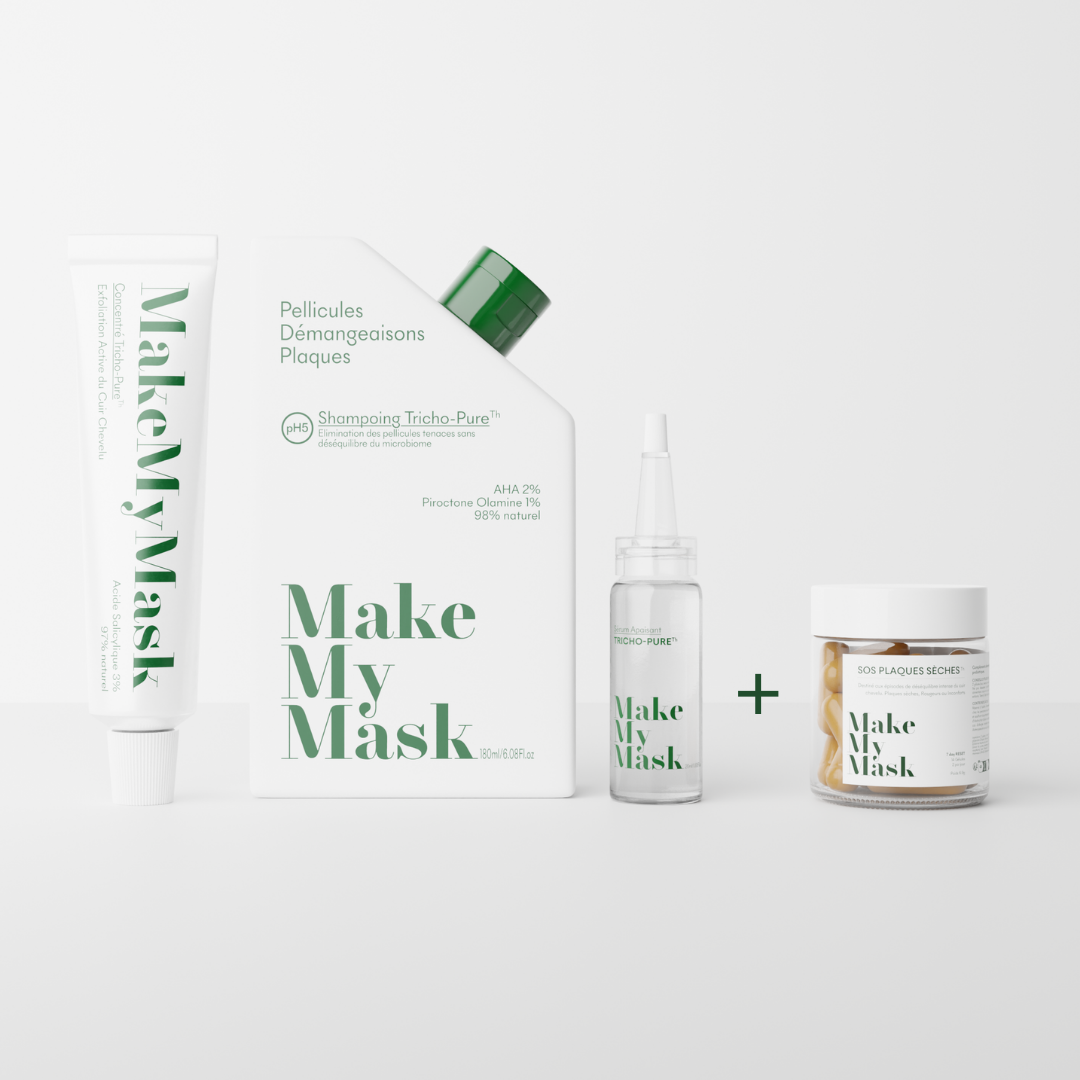 [Bundle] Protocole Anti-Pellicules Sèches + SOS Plaques Sèches
