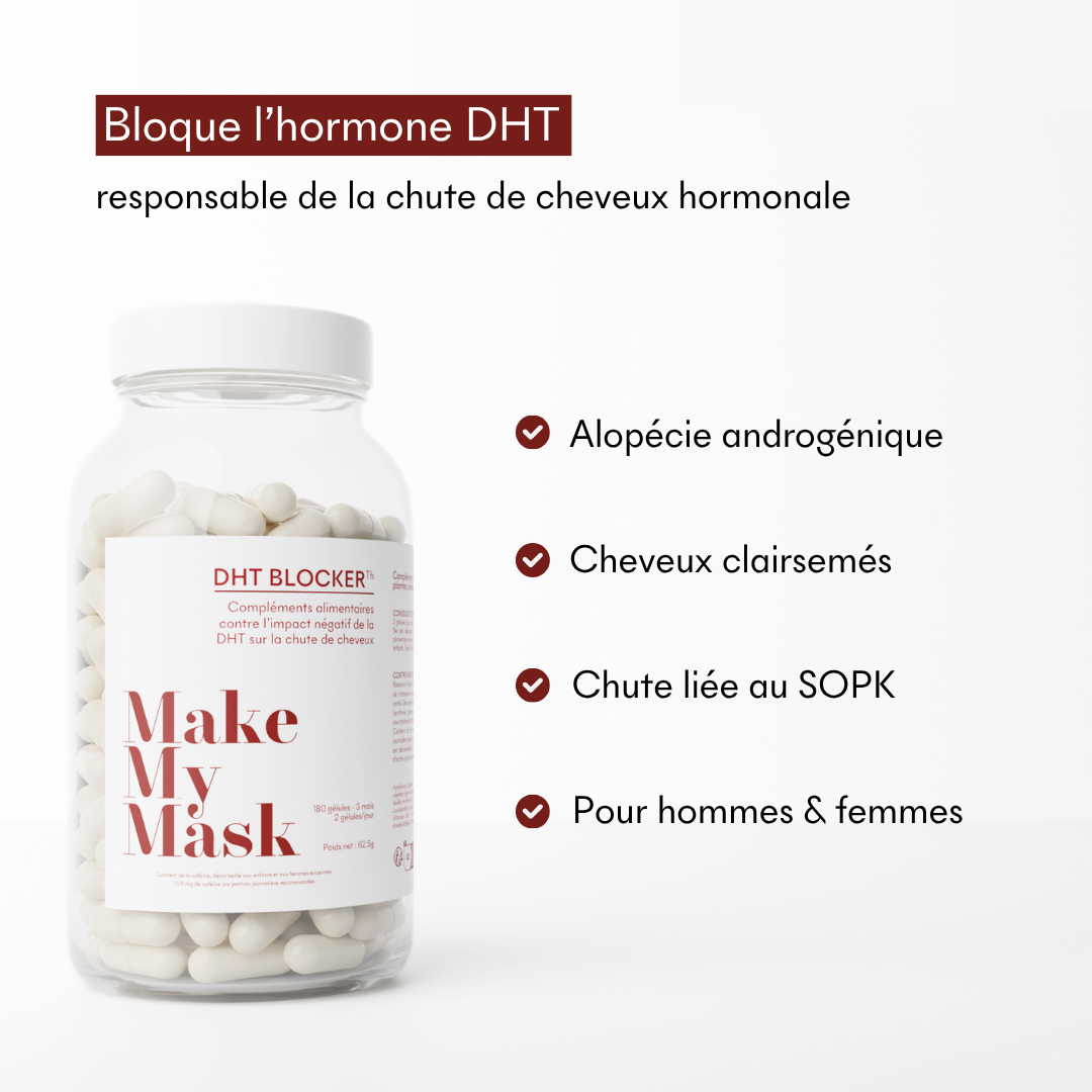 Offre 3+1 DHT Blocker Anti-Chute Hormonale 3 MOIS