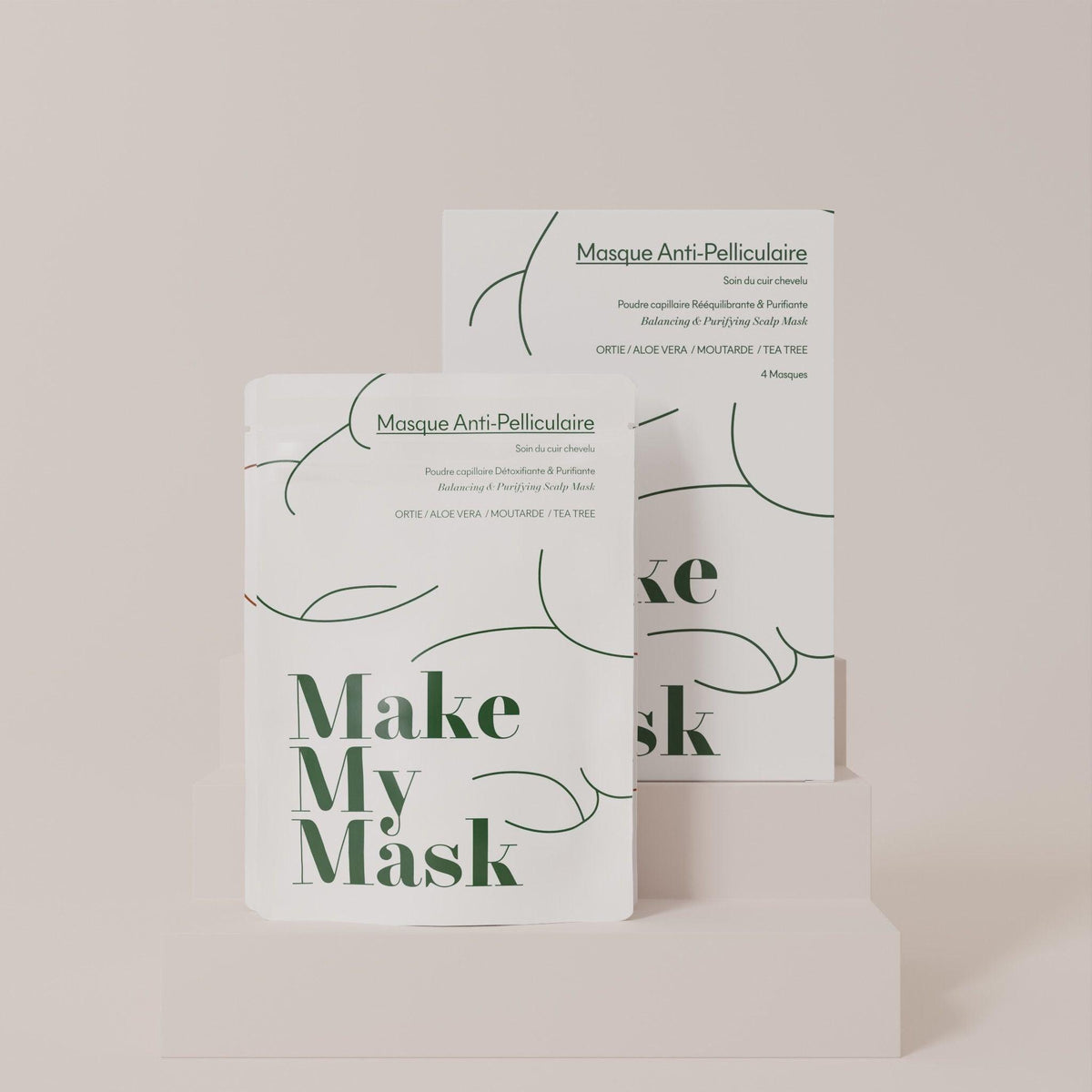 Pharma Masques Capillaires Anti-Pelliculaires - MakeMyMask