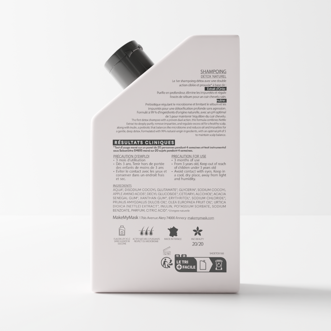 Shampoing cheveux gras Tricho-Détox pH5