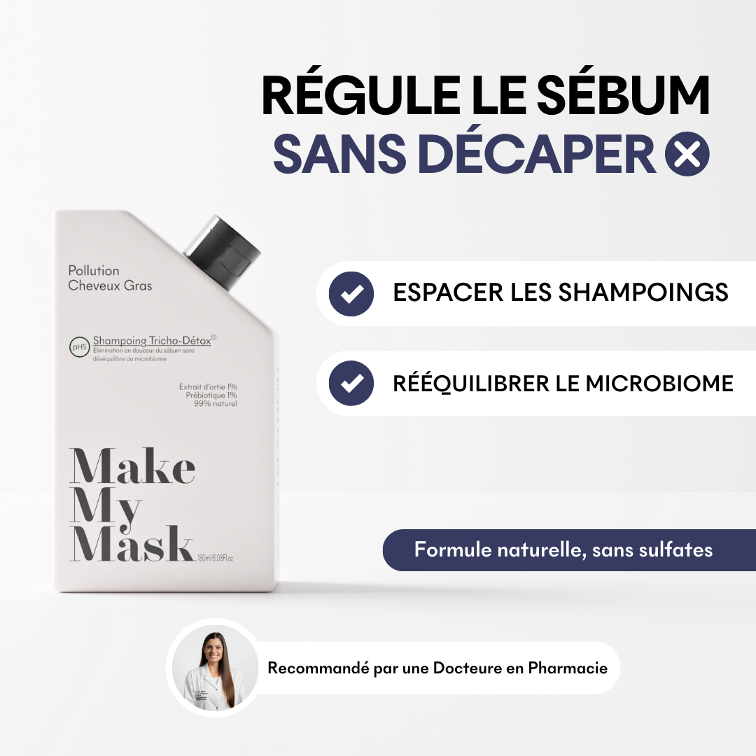 Shampoing cheveux gras Tricho-Détox pH5